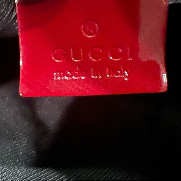 Gucci GG Shoulder Monogram Red Canvas Hobo bag Women’s - Picture 10 of 14